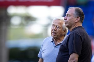 Bruce Arena and Robert Kraft ahead of the New England Revolution 2023 season