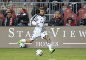 MLS: Inter Miami CF at Toronto FC as Lorenzo Insigne Runs With the Ball at BMO Field