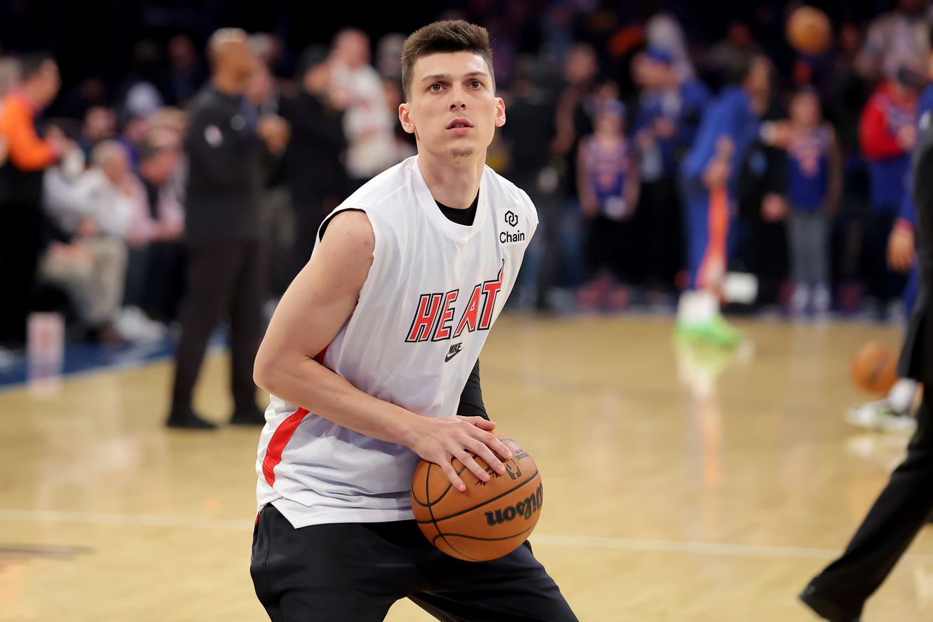 NBA: Miami Heat at New York Knicks