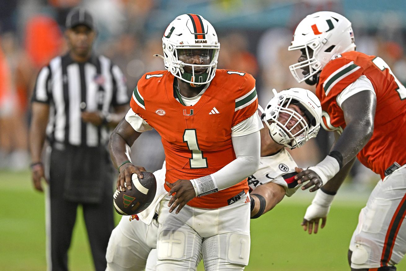 COLLEGE FOOTBALL: SEP 14 Ball State at Miami