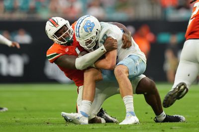 COLLEGE FOOTBALL: OCT 08 North Carolina at Miami