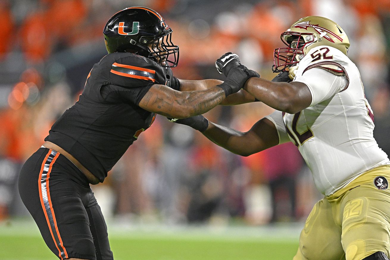 COLLEGE FOOTBALL: OCT 26 Florida State at Miami