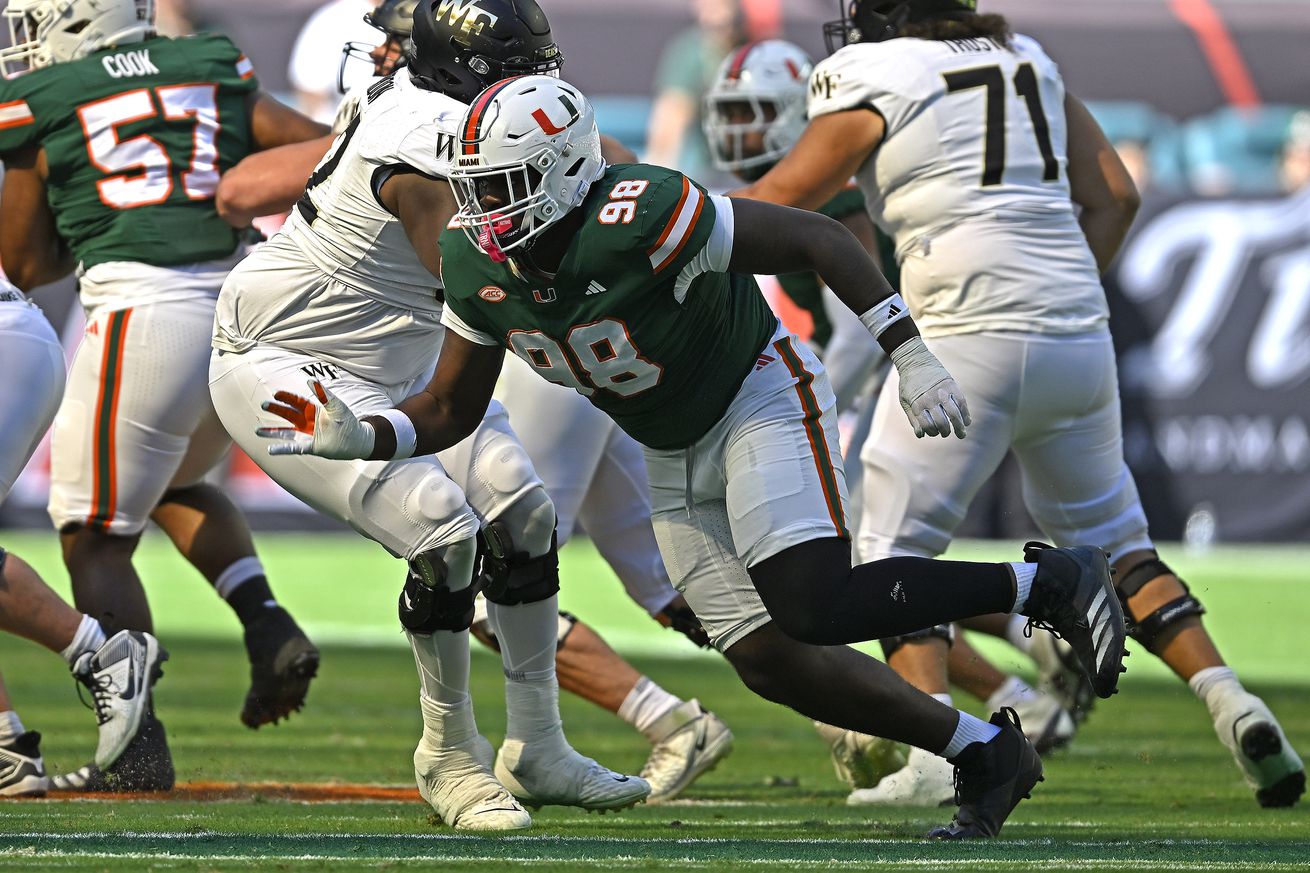 COLLEGE FOOTBALL: NOV 23 Wake Forest at Miami