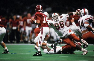 Miami’s Cortez Kennedy, 1990 Sugar Bowl