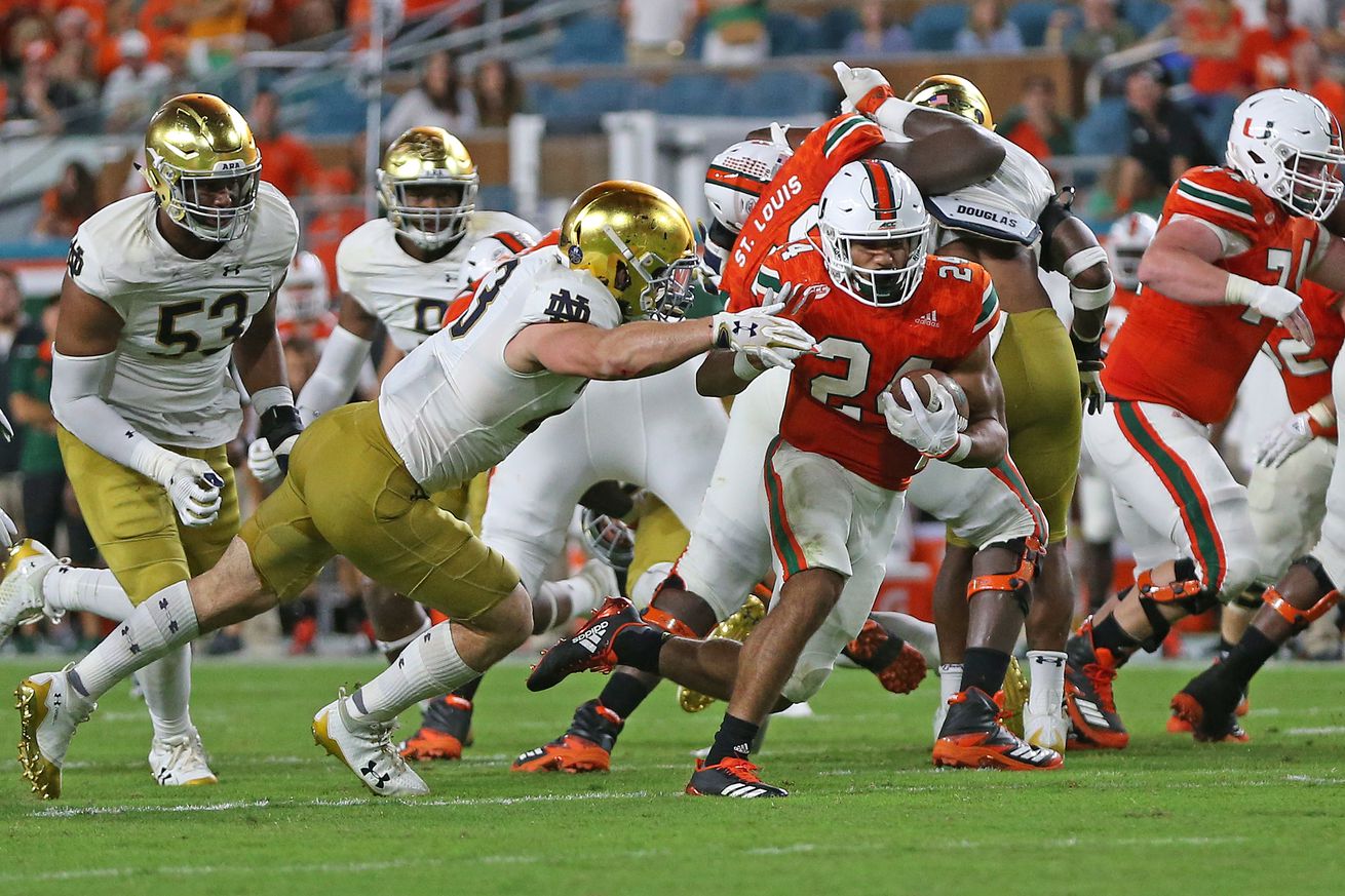 Notre Dame v Miami